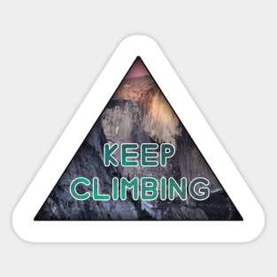 Keep climbing Sticker
